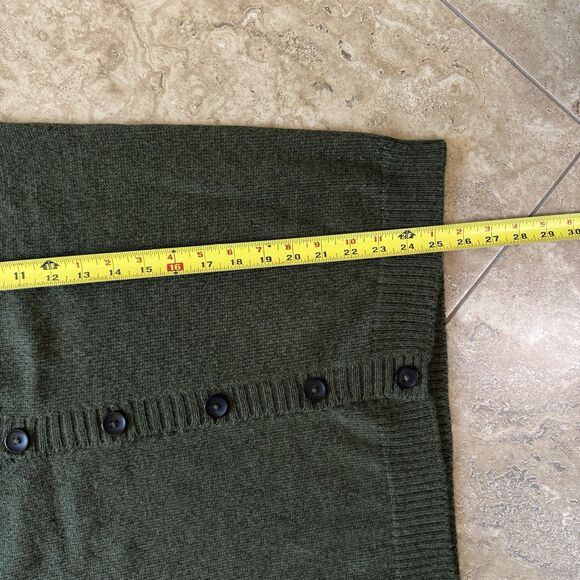 Marine Layer Cardigan Men’s Medium Olive Army Green Knit Alpaca Grandpa Sweater - Picture 10 of 10